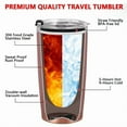 thumbnail image 5 of 20Oz Tumbler, Stainless Steel Vacuum Insulated Coffee Travel Mug Girlfriend Gift, 5 of 6