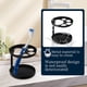 thumbnail image 4 of Organizador de Pasta Dental para Baño de Metal, Soporte para Cepillos de Dientes de Metal Negro sin Necesidad de Taladro, Diseño Multifuncional que Ahorra Espacio para Encimeras, 14.9x12x12cm, 4 of 6
