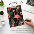 thumbnail image 3 of FORMRS Acrylic Clipboard with Low Profile Clip Standard A4 Letter Size, 12.5" x 9", Red Flamingo Pattern, 3 of 8