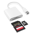 thumbnail image 1 of Lector de tarjetas SD USB-C de doble ranura para SD y MicroSD YOFEEPOP, 1 of 7