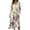 Purple Pink, variant on Women's Autumn Winter Casual Fashion V-Neck Long-sleeved Gradient (Floral) Print Long Dress, Blue, Size XXL
