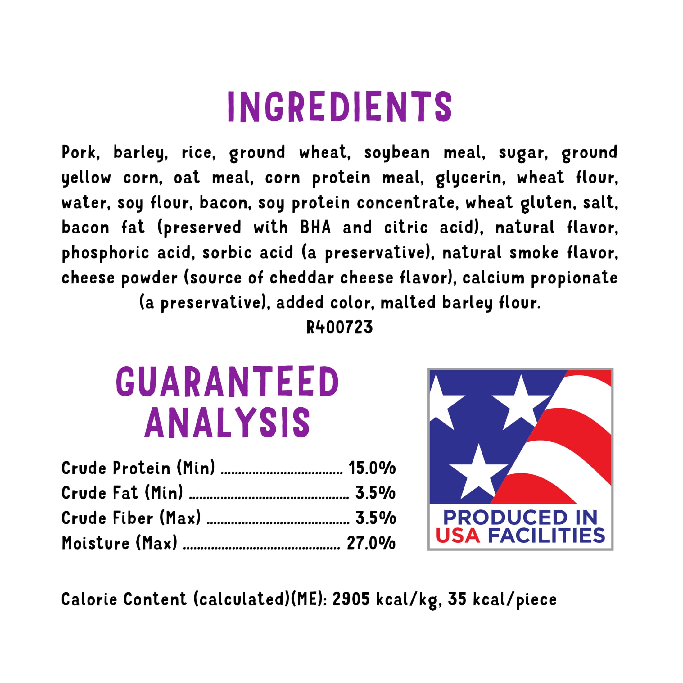 Purina Beggin' Strips Dog Treats with Real Bacon & Cheese Flavors Tender Chews, 40 oz Pouch