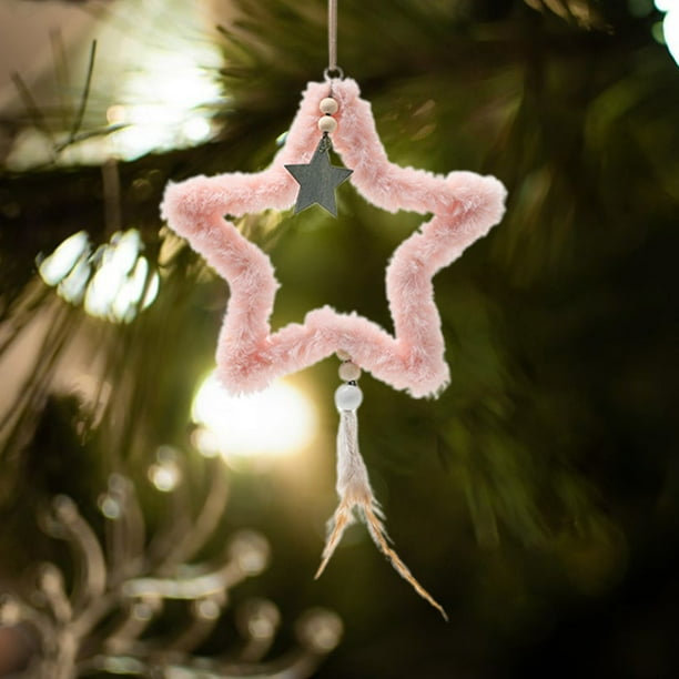 Peluche De Estrella Y Árbol De Navidad Con Patas Largas | Decoración Suave Para Sesiones De Fotos Y Regalos