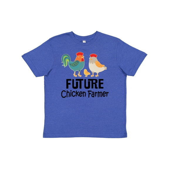 Inktastic Future Chicken Farmer Childs Youth T-Shirt