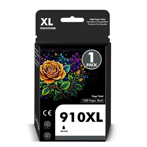 910 XL 910XL Ink Cartridge Compatible for HP officejet 8012 8013 8015 8022 8025 8028 8035 (Black 1pack)