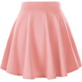thumbnail image 3 of SURJDE Jupe Patineuse Mini Décontractée Évasée Extensible Basique pour Femmes, 3 of 7