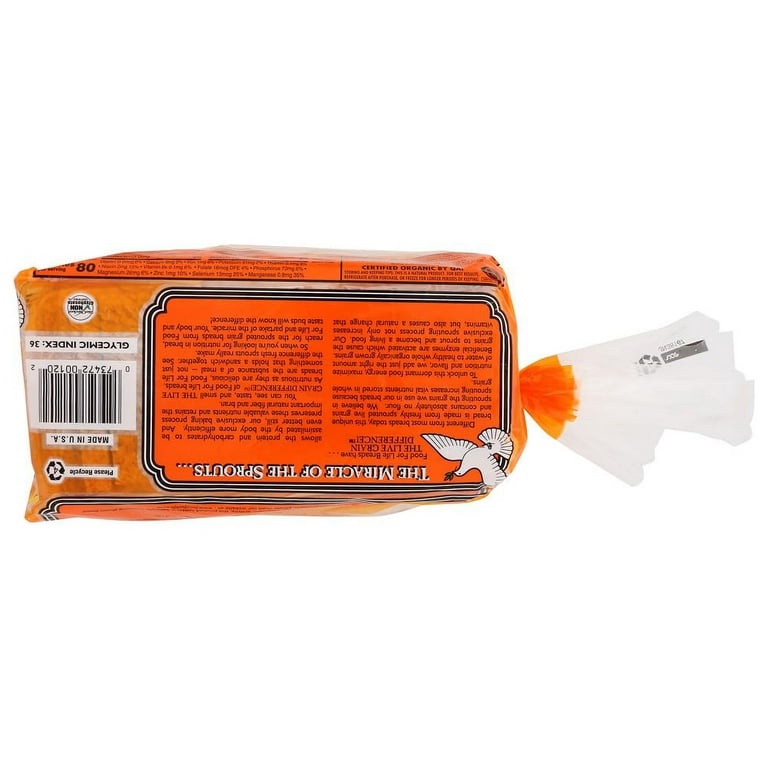 Ezekiel 4:9 Bread, Original Sprouted, Organic, 24oz (Pack of 2)