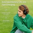 thumbnail image 2 of Edifier WH500 Wireless Bluetooth Lightweight and Foldable On-Ear Headphones - Fast Charging, 2 of 7