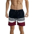 thumbnail image 2 of JYYYBF Men's Swim Trunks Fashion Print Quick Dry Drawstring Beach Board Shorts with Pockets Summer Swimwear Bathing Suits, 2 of 5
