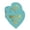 Aqua Blue, variant on Inkdotpot Gold Foil Paper Hang Tags Made With Love Wedding Favor Tags 50 Pieces