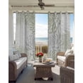 thumbnail image 4 of Sage Green Chrysanthemum Blackout Curtains for Bedroom, Farmhouse Botanical Floral Modern Room Darkening Window Drapes for Living Room, Thermal Insulated Grommet Curtains, 42x63 inch, 2 Panels, 4 of 9
