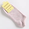 thumbnail image 7 of NUZYZ Casual Women Solid Color Elastic Cotton Breathable Low Cut Ankle Boat Socks, 7 of 7