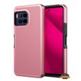 thumbnail image 2 of For Revvl 7 Pro 5G (T-Mobile) Dual Layer Slim & Tough Hybrid Shockproof Heavy Duty TPU Matte with Textured Rugged Shell Protection Phone Case Cover by Xpression - Rose Gold, 2 of 7