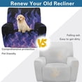 thumbnail image 4 of Kuiaobaty Fire Pattern Recliner Couch Cover with Elastic Bottom Nonslip Reclining Sofa Slipcover Breathable Recliner Couch Cover Dustproof Reclining Slipcover for Living Room, 4 of 8