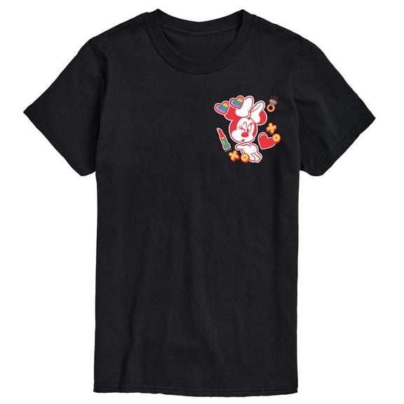 Mickey & Friends - Minnie Kiss Art - Men's Short Sleeve Graphic T-Shirt