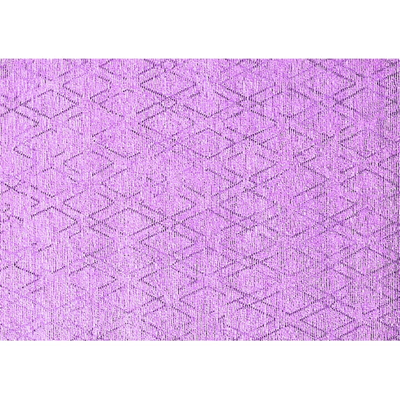 Ahgly Company Indoor Rectangle Solid Purple Modern Area Rugs, 2' x 5'