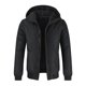 thumbnail image 1 of Gibobby Chamarra casual hombre chamarra acolchada ligera para hombre, con capucha, resistente al viento, con aislamiento reciclado(Negro,XG), 1 of 3