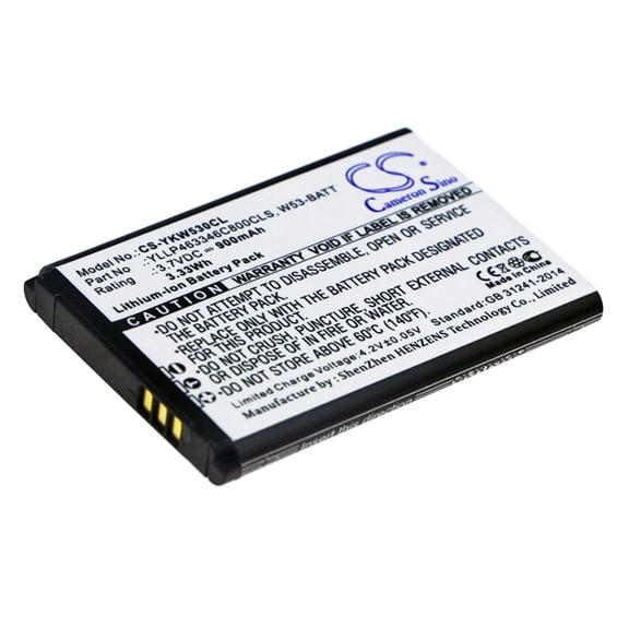 900mAh W53-BATT YLLP463346C800CLS Battery for W53P W53h W53