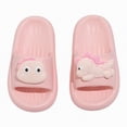 thumbnail image 3 of HCNTES Children Versatile Slippers Soft Comfortable Slides Non-Slip for All Seasons Indoor Outdoor Beach Pool(Z01-Pink,11), 3 of 8