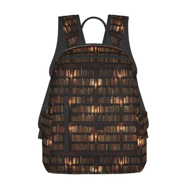 Balery Bookshelves Mochila ligera para hombre y mujer: duradera e impermeable, ideal para la escuela, el trabajo, viajes y uso diario.