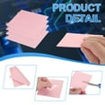 thumbnail image 3 of Uxcell Thermal Pads 100x100x0.5mm, 6 Pcs Silicone Cooling Thermal Pad for CPU GPU M.2 SSD NVMe Pink, 3 of 7