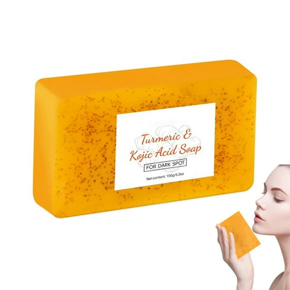 VOKE Kojic Soap Natural Soap Bar For Face And Body Smooth Skin Tumeric Soap Natural Organic Deep Cleansing Soap For Men & Women No.8 Men's Exfoliating Face Wash Hair Products Hair Eva Seeing Stone