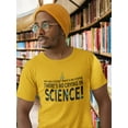 thumbnail image 2 of There Is No Crying In Science Men Gold T-Shirt, Male x-Large, 2 of 4