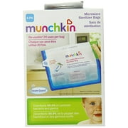 Munchkin Steam Guard Microwave Sterilizer Bags, 6 Pack, White