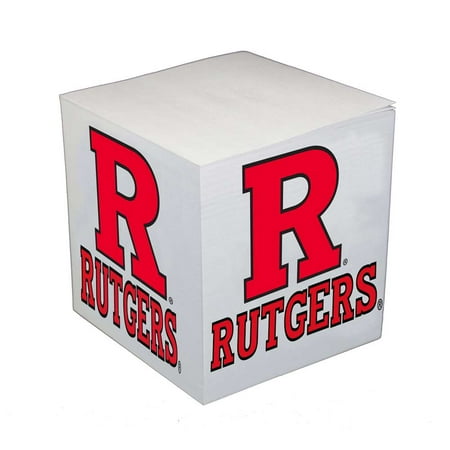- Rutgers Scarlet Knights Sticky Note Memo Cube - 550 Sheets