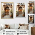 thumbnail image 4 of Designart "Old Town Doorways Lyon s French Welcome III" France Floater Framed Canvas Print, 4 of 7