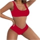 thumbnail image 2 of Traje de Baño Para Mujer de 2 Piezas de Color Sólido Bikini Bottoms Trajes de Baño Para Mujer Odeerbi  ODB117070, 2 of 7