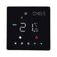 thumbnail image 1 of Mistaha Contrôleur de Température LCD Intelligent avec Programmation 5+2/6+1 Jours - Mode Économie d'Énergie - Commande Vocale et par Application - Idéal pour Système de Chauffage au Sol - Application Multi-Scénarios - Matériau PC - NTC, 1 of 7