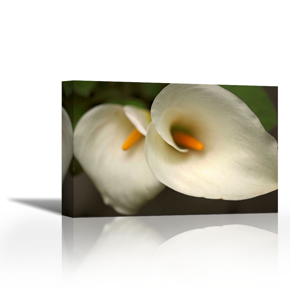 Calla Lilies III Contemporary Fine Art Giclee on Canvas Gallery Wrap