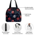 Portable Lunch Bag Floral Daisy Women Tote Box Reusable Lunch Bag for