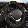 thumbnail image 4 of Kdxio Christmas Gold Deers1 Print Elastic Stretch Steering Wheel Cover,Auto Steering Wheel Cover,15 Inch Anti-Slip,Warm in Winter and Cool in Summer,Fit Suvs,Vans Cars,Trucks, 4 of 7