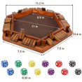 thumbnail image 2 of Juego de mesa Juegoal Wooden Shut The Box Dice Game 1-6 jugadores, 2 of 7
