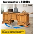 thumbnail image 4 of Furniture Lift Mover Tool Set - Furniture Movers Can Withstand Up to 800 Ibs, 360°Sliding Function, Furniture Lifter Have Self-Adjusting Bases， Heavy Item Furniture Moving Tool Without Falling, 4 of 8