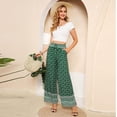 thumbnail image 2 of Pantalones anchos de pierna ancha para mujer, 2 of 5