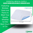 thumbnail image 6 of Essential Medical Supply Quik-Sorb 36" x 54" Quilted Birdseye Cotton Reusable Underpad - Extra Large Waterproof, Washable Incontinence Bed Pads for Adults and Seniors, 6 of 6