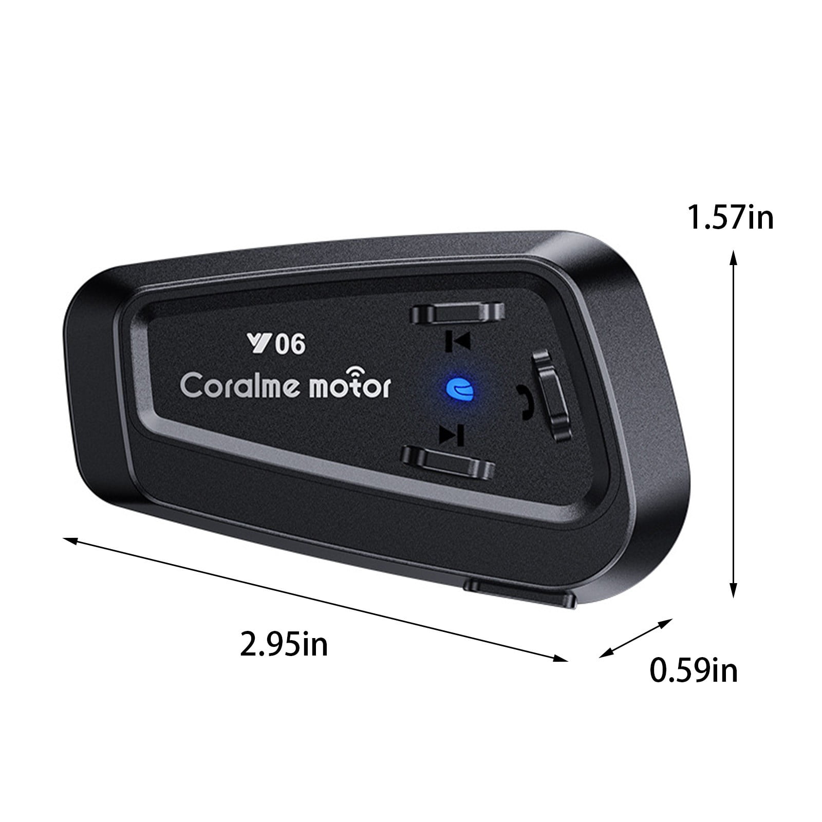 Bluetooth 5.3 Motorcycle Helmet Headset, Noise Cancellation, Long Battery Life, Automatic Call Answering, IPX6 Waterproof, Comfortable Communication for Riding