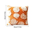 thumbnail image 3 of GrmtClth Set of 2 Fall Halloween Pumpkin Throw Pillow Covers, 3D Tufted Fluffy Plush Square Cushion Slipcovers Farmhouse Sofa Home Decor, 3 of 9