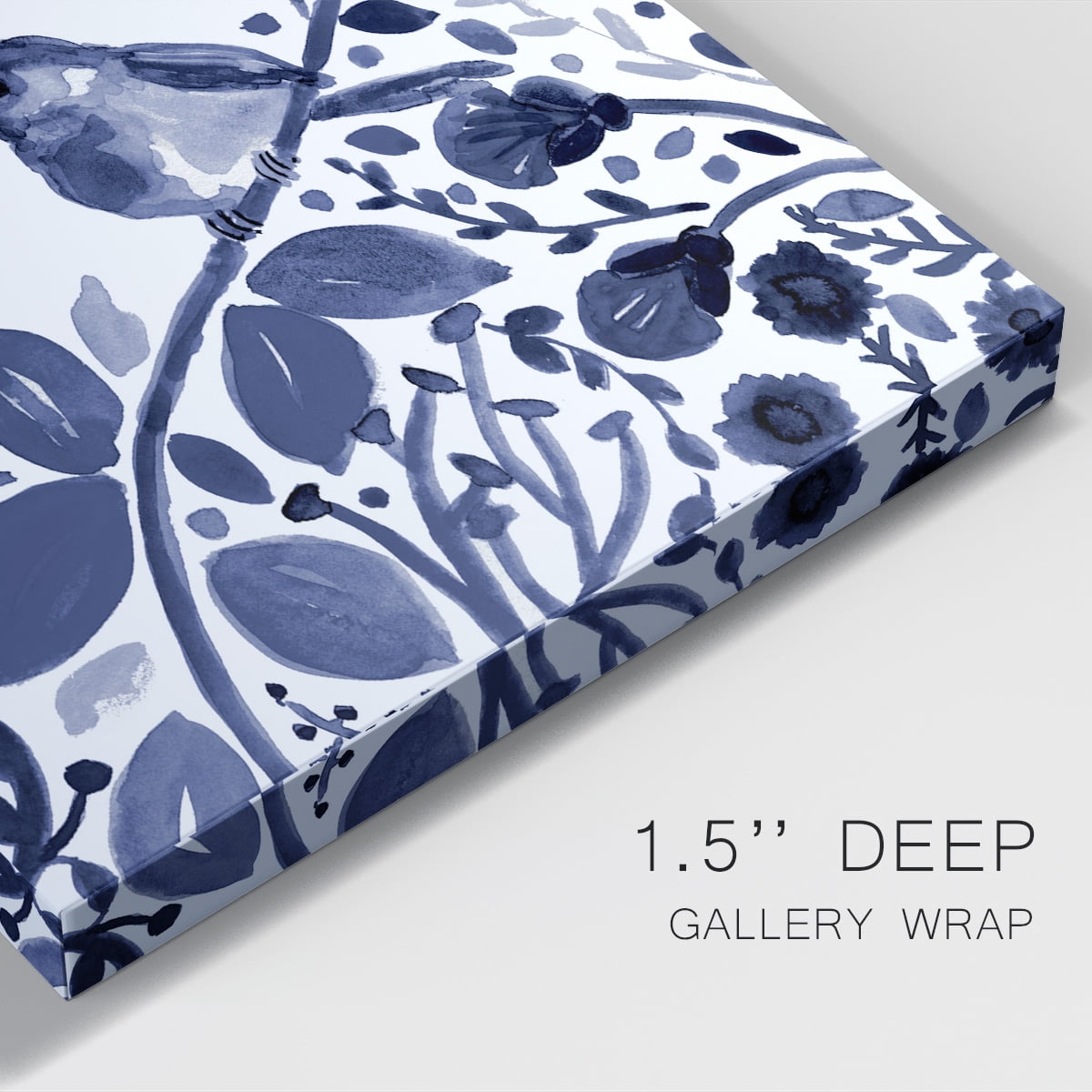 Indigo Song II Premium Gallery Wrapped Canvas - Ready to Hang