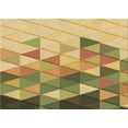 thumbnail image 1 of Ahgly Company Indoor Rectangle Patterned Golden Brown Yellow Area Rugs, 7' x 10', 1 of 6