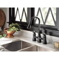 thumbnail image 6 of Moen Weymouth Two Handle Matte Black Pull-Down Kitchen Faucet, 6 of 10
