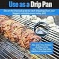 thumbnail image 4 of SnS Grills Drip 'N Griddle Pan  3 in 1 Kettle Grill Accessory for Searing, Dripping, and Griddling, Dishwasher Safe Stainless Steel BBQ Accessory Ideal for 22in Weber and Other Charcoal Grills, 4 of 7