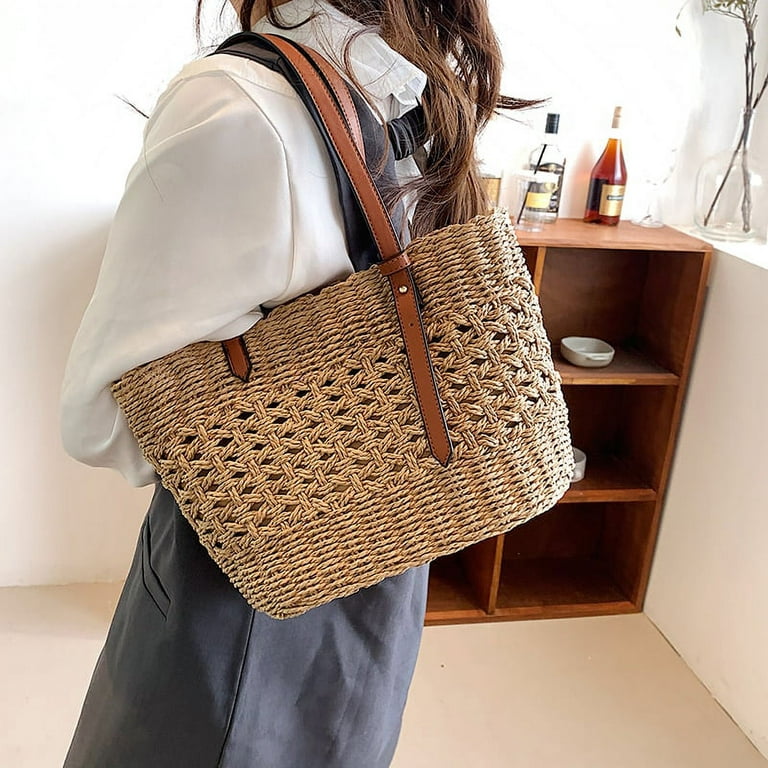 Leather Luxury Designer Knitting Business Backpack