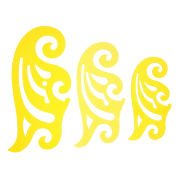 3pcs Plastic Sewing Ruler Set for DIY Patchwork French Curve Template Convenient Tailor Sewing Tool