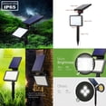 thumbnail image 4 of LED Solar Projector,Outdoor Solar Garden Spot Lamp Solar 48 LED Wireless Night Light for Christmas, Garden, Outdoor Stairs, Courtyard, Cloakroom, Patio, 4 of 6