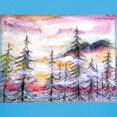thumbnail image 3 of CafePress - Landscape, Colorful Art! T Shirt - Women's Traditional Fit Dark T-Shirt, 3 of 4
