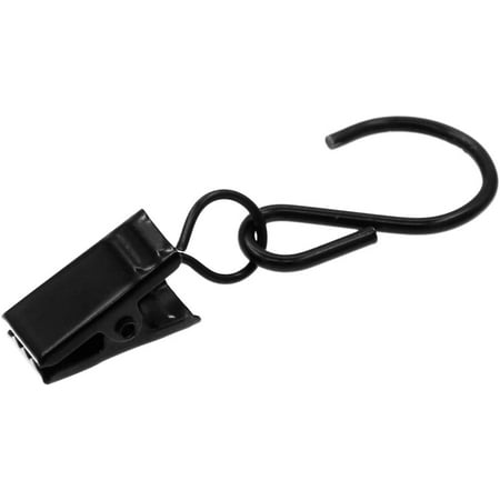 

40 Pack Metal Hanging Clips Hooks for Curtain and Awning String Lights Multifunction Gutter Clip Lamp Hook for Home Christmas Decoration Inddor and Outdoor